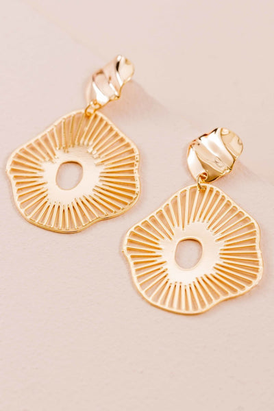 BE BOLD GOLD EARRINGS