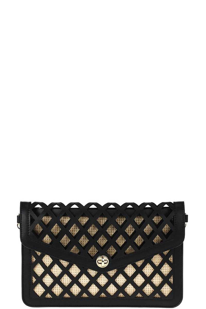 Stylish Diamond Cut Out Clutch