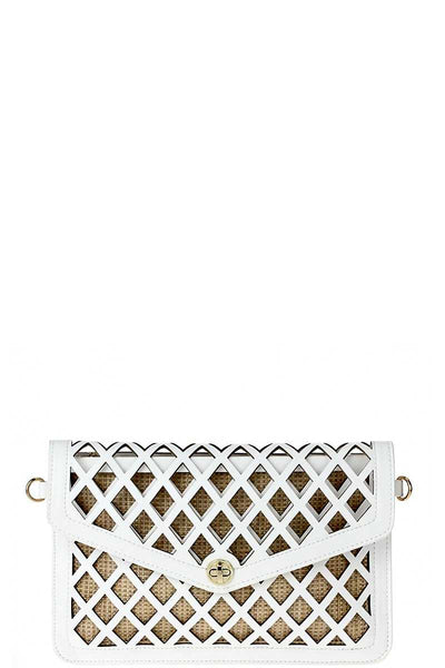 Stylish Diamond Cut Out Clutch