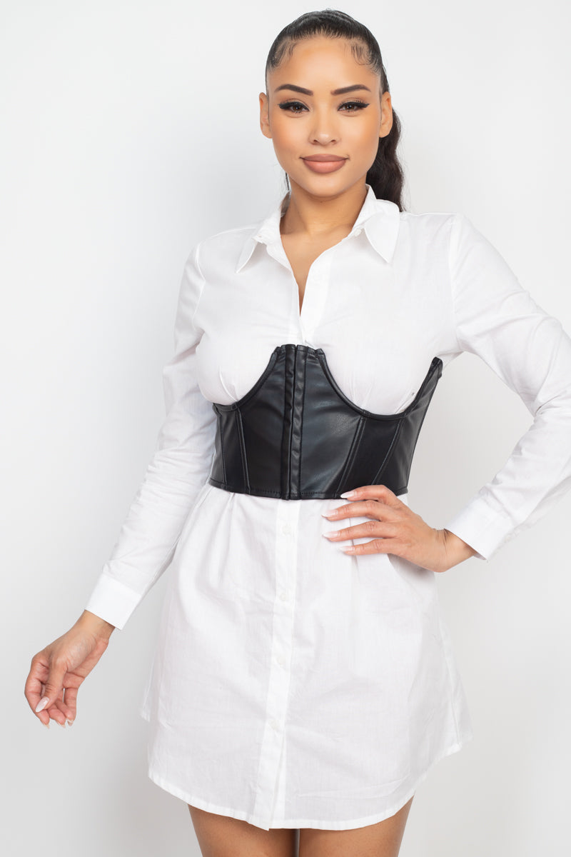 Hook-front Underwire Corset Top | Uptown American
