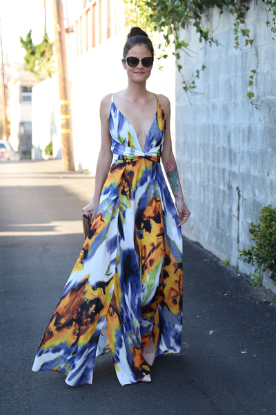 HEAVENLY HARBOR OF LOVE MAXI DRESS