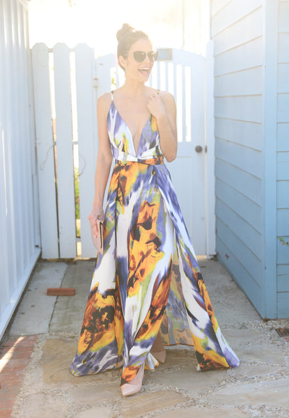 HEAVENLY HARBOR OF LOVE MAXI DRESS