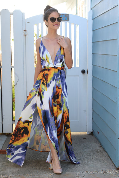 HEAVENLY HARBOR OF LOVE MAXI DRESS
