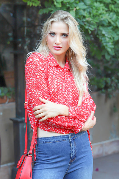 STEALING YOUR HEART RED SHIRT