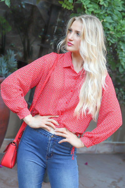 STEALING YOUR HEART RED SHIRT