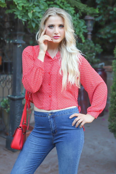STEALING YOUR HEART RED SHIRT