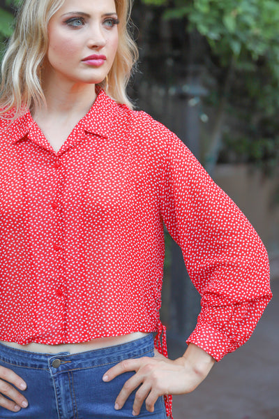 STEALING YOUR HEART RED SHIRT