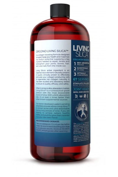 ORGONO LIVING SILICA - 1000 ML - Collagen Booster ( HAIR, SKIN & NAILS )